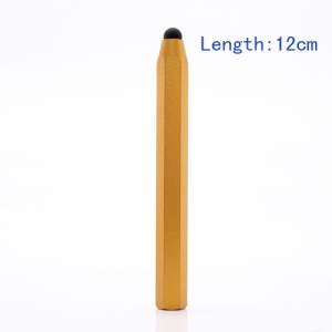 Hexagon Capacitive Touch Screen Pen Stylus for iPad iPhone Samsung HTC etc( Length 12cm) - Orange