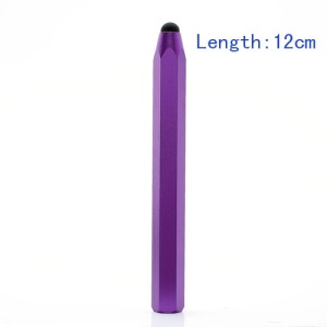 Hexagon Capacitive Touch Screen Pen Stylus for iPad iPhone Samsung HTC etc( Length 12cm) - Purple