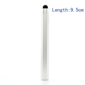 Hexagon Capacitive Stylus Touch Screen Pen for iPad iPhone Samsung HTC etc( Length 9.5cm) - Silver