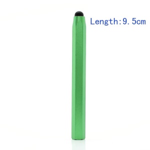 Hexagon Capacitive Stylus Touch Screen Pen for iPad iPhone Samsung HTC etc( Length 9.5cm) - Green