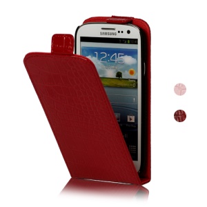 Crocodile Leather Case Cover for Samsung Galaxy S 3 / III I9300 I747 L710 T999 I535 R530