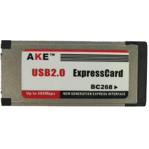 NEW AKE Expresscard Express to One USB 2.0 Port BC268