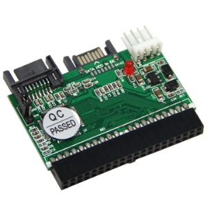 Dual 2 SATA HDD Hard Disk DVD, CD ROM to IDE Adapter Converter