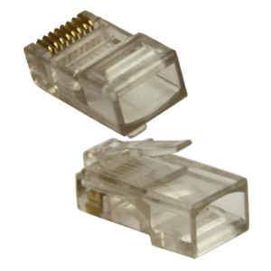 RJ45 RJ-45 CAT5 CAT5E 8P8C Modular Plug Network Connector(1000 PCS)