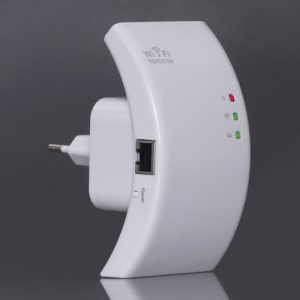 Wireless-N WiFi Repeater Router Range Expander Extender for WLAN Network - EU Plug