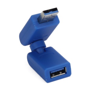 2 Flexible Swivel Twist Angle 360 Degree USB 3.0 Adapter