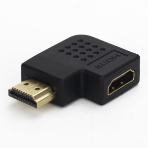 HDMI Male to Female Right Angle 90 Degree Vertical Flat Left Adapter Connector