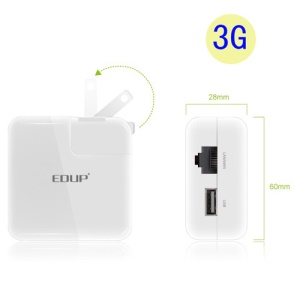 EDUP EP-2908S Mini Business Portable 150Mbps WiFi Router Wireless Partner (3G Version)