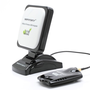 Newest High Power WifiSky 980WG 60dBi Wireless USB Wifi Adapter