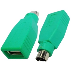 USB A Jack to mini DIN6 male Adapter ( USB to PS/2 ), USB to PS2