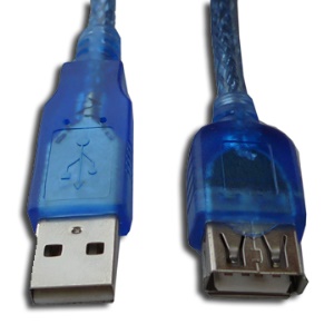 USB AM to AF lead (3m)