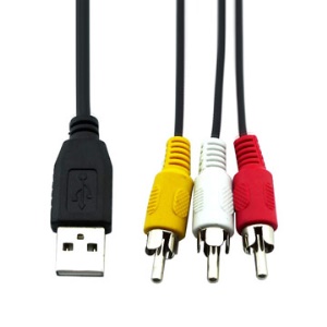 USB Male to RCA Male Cable(1.5M)