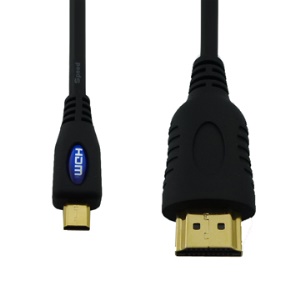 V1.4 Gold-plated Micro HDMI Type D to HDMI Cable for Motorola HTC EVO 4G  Male to Male 1M