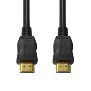 V1.3 HighSpeed 1080P 24K Golden Plate HDMI 19pin Male to Male Cable,Length:1.8m