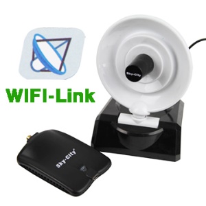 High Power Clipper b/g USB Adapter,16 dBi Directional Antenma