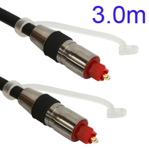 3M Nickel Plating Toslink Digital Optical Fiber Audio Cable SPDIF