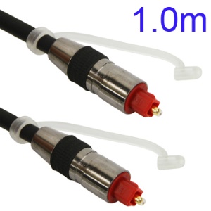 1M Nickel Plating Toslink Digital Optical Fiber Audio Cable