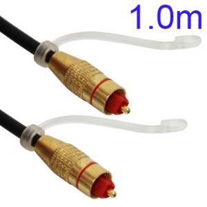 1M Gold-Plating Toslink Digital Optical Fiber Audio Cable SPDIF