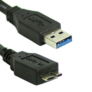 USB 3.0 A Male to USB 3.0 Micro-B Male Data Cable,Length:1.8M