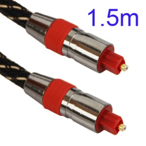 Premium Digital Audio Optical Fiber Cable Toslink SPDIF (1.5m)