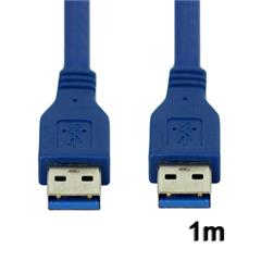 Super Speed USB 3.0 A-Male to A-Male Cable,Length:1m