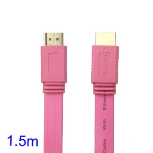 V1.4 1080P 1.5M HDMI M to M Video/Audio Cable PS3 XBOX360 Bluray Disc HDTV DVD - Pink