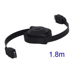 HDMI 1.3 Male to HDMI Male Retractable Reel M-M PS3 DVD HDTV Cable 1.8M