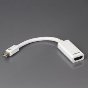 Mini DisplayPort DP to HDMI 1.4 Adapter Cable, Support 3D Function - White