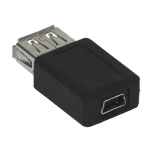 USB A Female to Mini USB B 5 Pin Male Adapter Converter