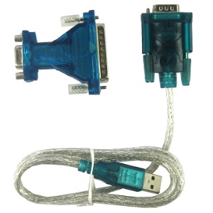 USB to RS232 Cable (include 9 pin to 25 pin adapter)