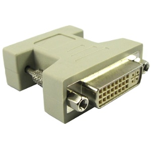 VGA 15Pin Male to DVI 24+5 Pin Female Adapter