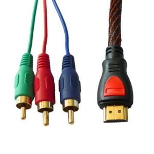 HDMI 19 Pin Male to 3 Male RCA Cable