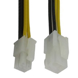4 pin Male to 4 pin Female ATX Power Extension Cable