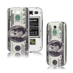 US Dollar Plastic Housing Back Cover for Samsung i9300 Galaxy S3 iii