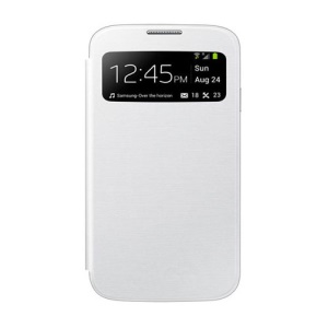 S-View Flip Cover Housing Battery Cover for Samsung Galaxy Galaxy S IV S4 i9500 - White