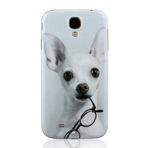 Embossing Adorable Dog Back Housing Cover for Samsung Galaxy S IV S4 i9500 i9505