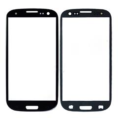 Front Glass Lens Screen Cover for Samsung i9300 Galaxy S III S3 - Black