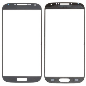 Front Screen Cover Glass Lens OEM Replacement Spare for Samsung Galaxy S 4 IV I9505 - Dark Blue