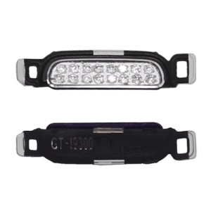 Shiny Rhinestone Main Keypad Home Button for Samsung i9300 Galaxy S3 iii - White / Dark Blue