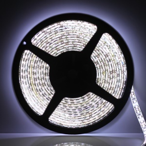 Flexible Waterproof 5M 3528 SMD LEDs Strip Light 120pcs/M - Pure White
