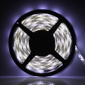 Flexible Waterproof 5M 5050 SMD LEDs Strip Light 30pcs/M - Pure White