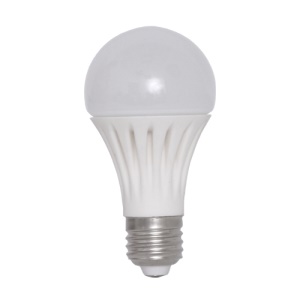 E27 7W 3000K 410-Lumen SMD3528 80-LED Ceramic Light Lamp AC 220V Milky Cover - Warm White