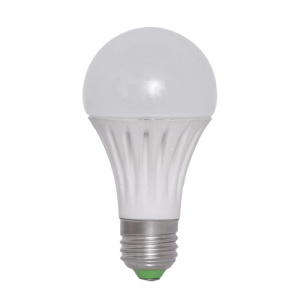 E27 5W 3000K 280-Lumen SMD3528 58-LED Ceramic Light Lamp AC 220V Milky Cover - Warm White