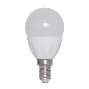E14 1.5W 3000K 134-Lumen SMD3528 30-LED Ceramic Light Lamp AC 220V Milky Cover - Warm White