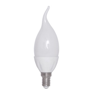 E14 1.5W 3000K 138-Lumen 30-Led Ceramic Candle Light Bulb AC 220V Milky Cover - Warm White