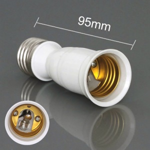 E27 to E27 Extension CLF LED Light Bulb Lamp Adapter, Length: 95mm