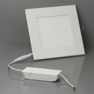 AC 85V-265V 12W Small Square Panel LED Ceiling Down Light Bulb Lamp 155*155mm - Cool White