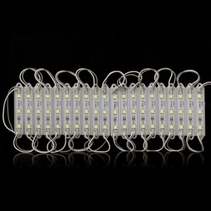 20PCS 5050 White SMD 3LED Strip Light DC 12V Car Signboard IP65 Waterproof