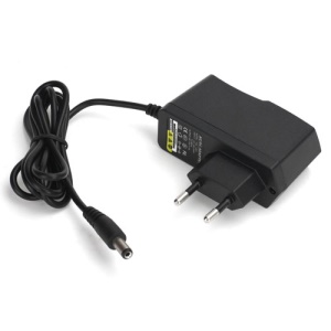 12V 1A Travel Charger for LED Light and Security Products - EU Plug