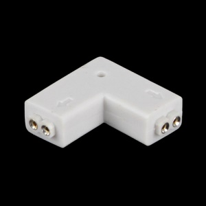 L-Shape 2pin LED Strip Connector for 3528 RGB Flexible LED Strip Light